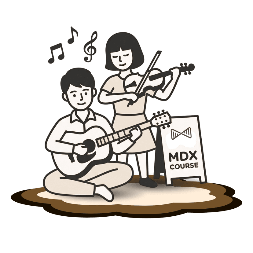 Music Learning Illustration